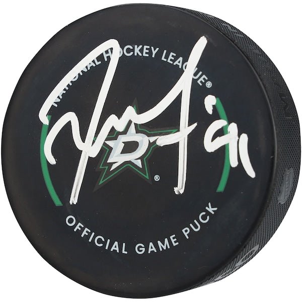 Tyler Seguin Dallas Stars Autographed Fanatics Authentic Official Game Puck - The Ballers Bank