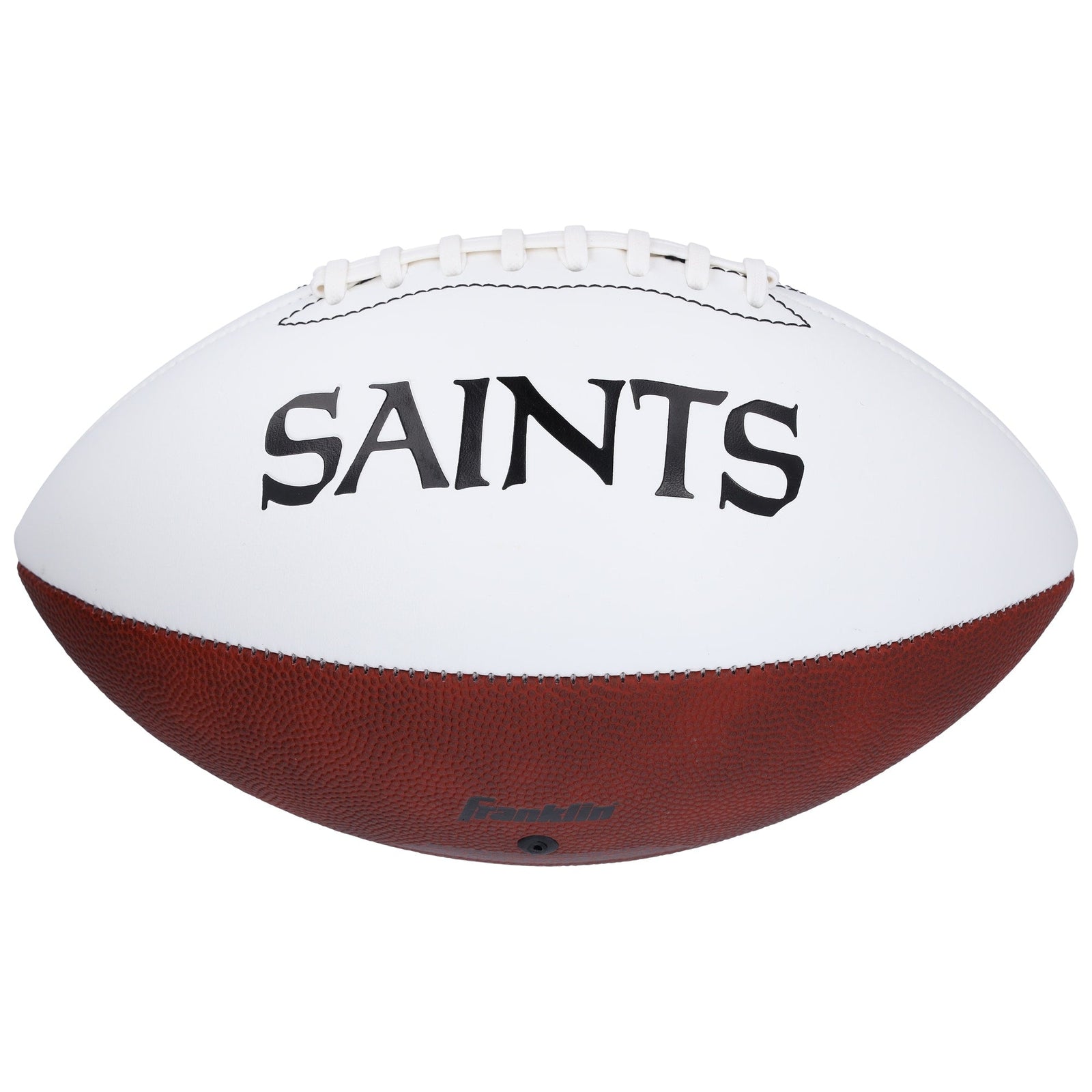 Tyler Shough New Orleans Saints Autographed Fanatics Authentic Franklin White Panel Football - The Ballers Bank