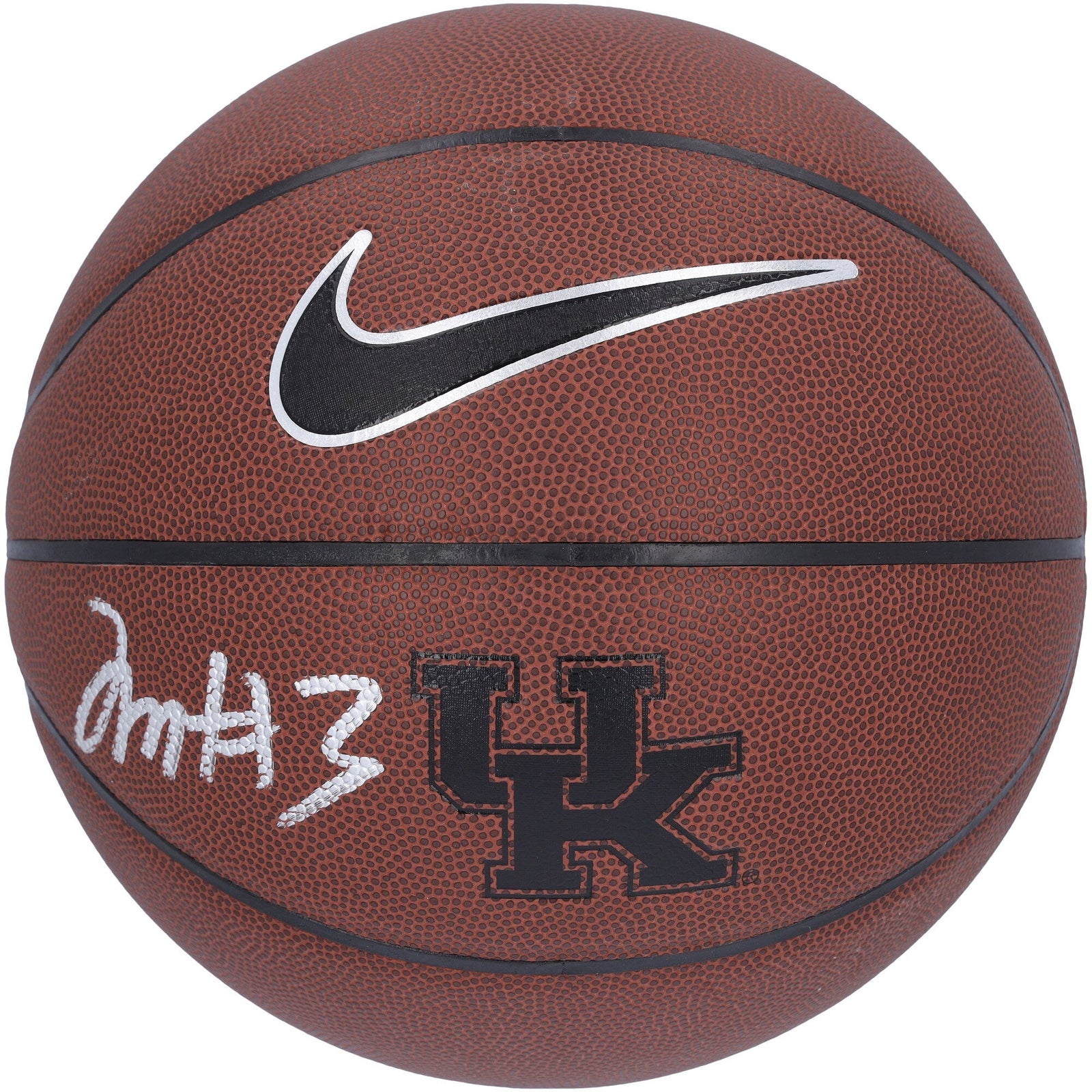 Tyrese Maxey Kentucky Wildcats Autographed Fanatics Authentic Nike Team Logo Replica Basketball - The Ballers Bank