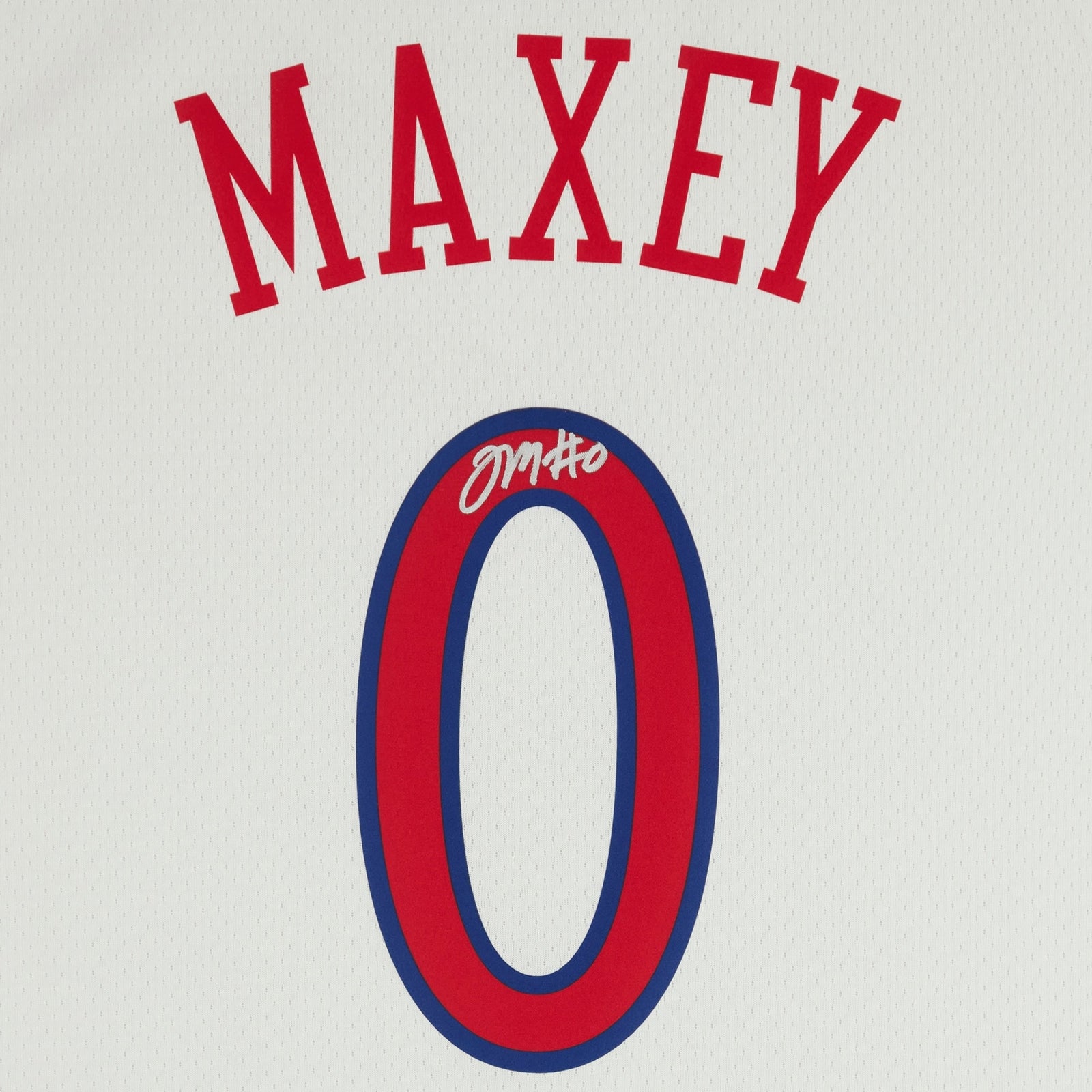 Tyrese Maxey Philadelphia 76ers Autographed Fanatics Authentic White Nike 2022 - 23 City Edition Swingman Jersey - The Ballers Bank