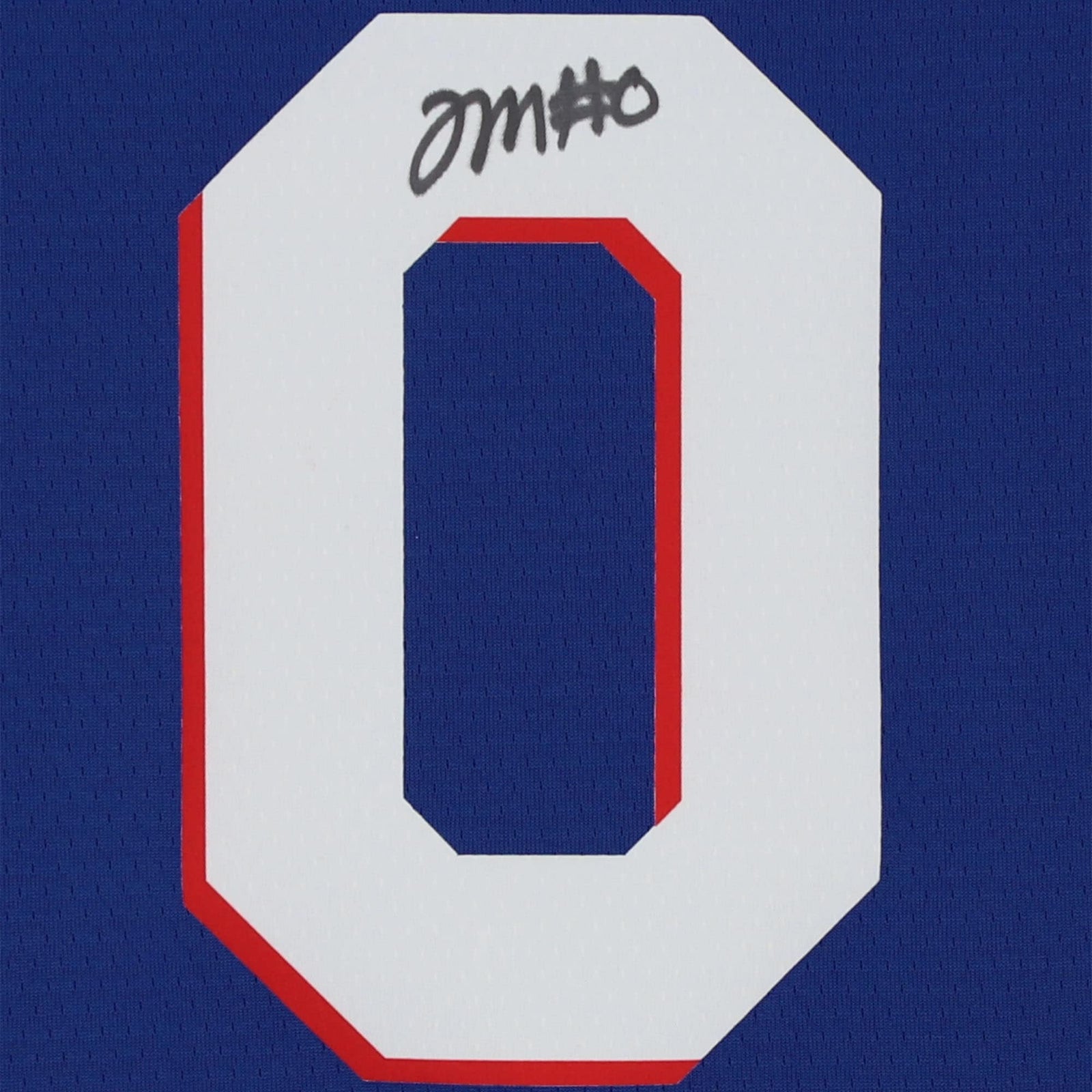 Tyrese Maxey Philadelphia 76ers Fanatics Authentic Autographed Blue Icon Nike Swingman Jersey - The Ballers Bank