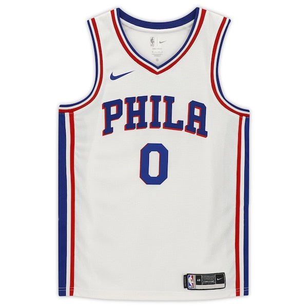 Tyrese Maxey Philadelphia 76ers Fanatics Authentic Autographed Nike 2020 - 21 Association Edition Swingman Jersey - White - The Ballers Bank