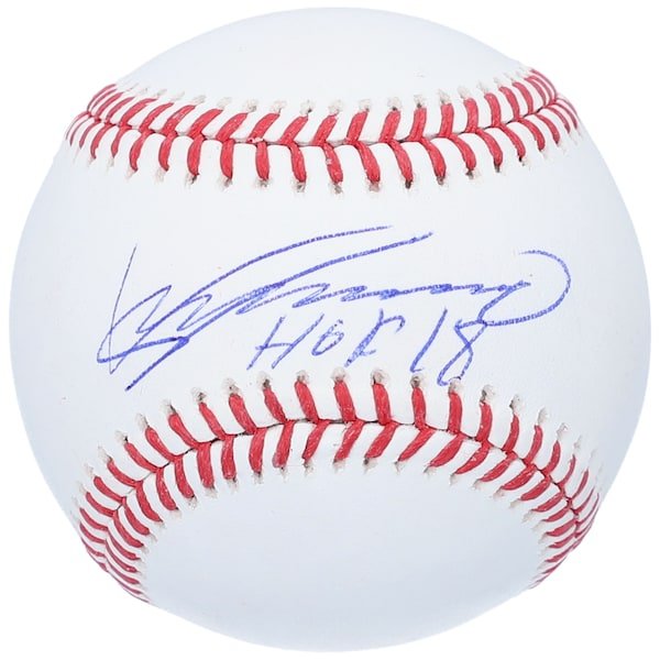 Vladimir Guerrero Los Angeles Angels Fanatics Authentic Autographed Baseball with "HOF 18" Inscription - The Ballers Bank