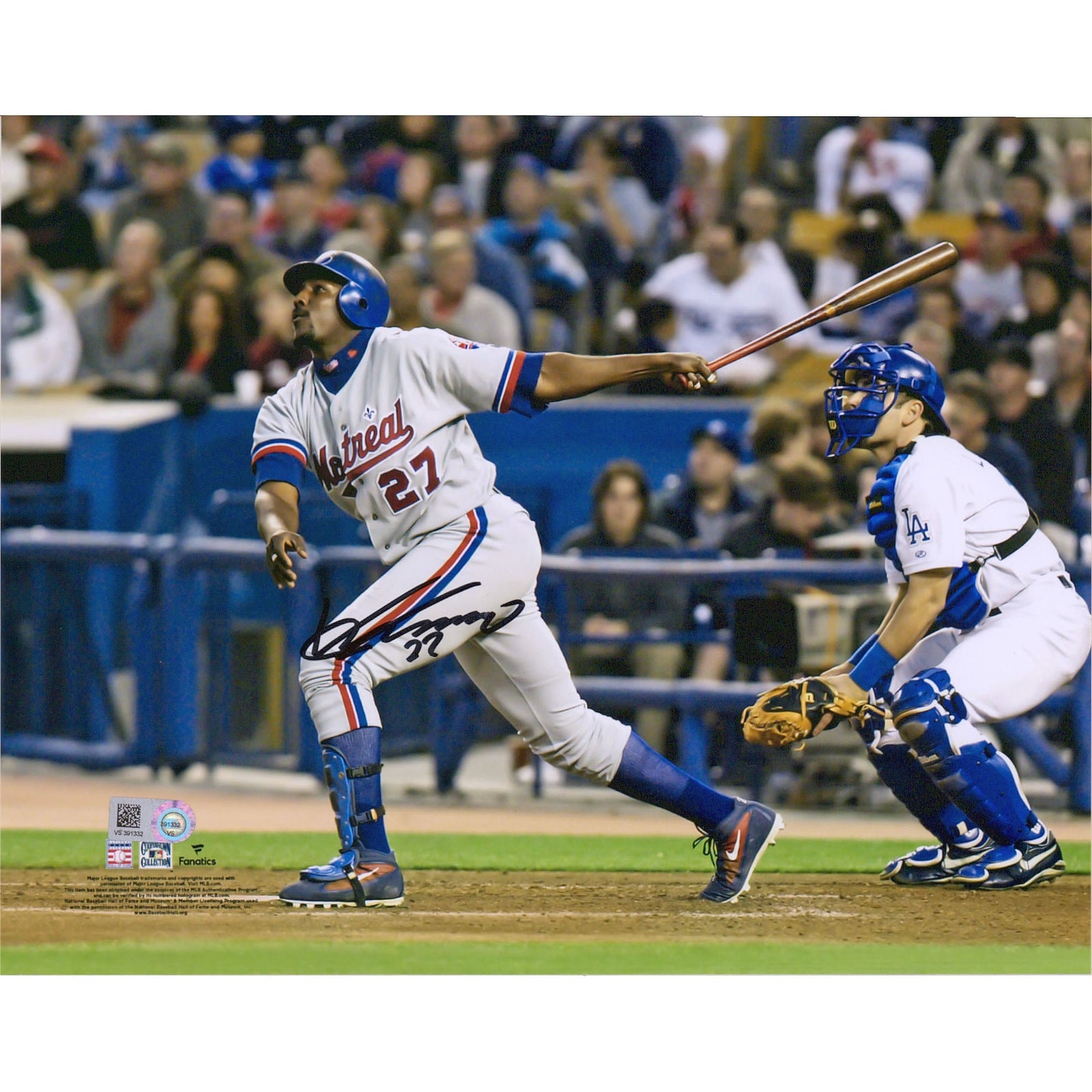 Vladimir Guerrero Montreal Expos Fanatics Authentic Autographed 8" x 10" Hitting Photograph - The Ballers Bank