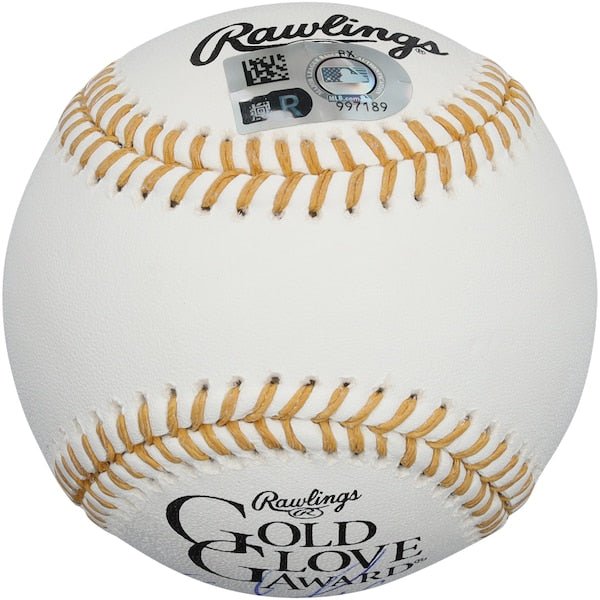 Wade Boggs Boston Red Sox Autographed Fanatics Authentic Gold Glove Logo Baseball - The Ballers Bank
