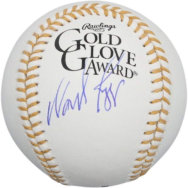 Wade Boggs Boston Red Sox Autographed Fanatics Authentic Gold Glove Logo Baseball - The Ballers Bank