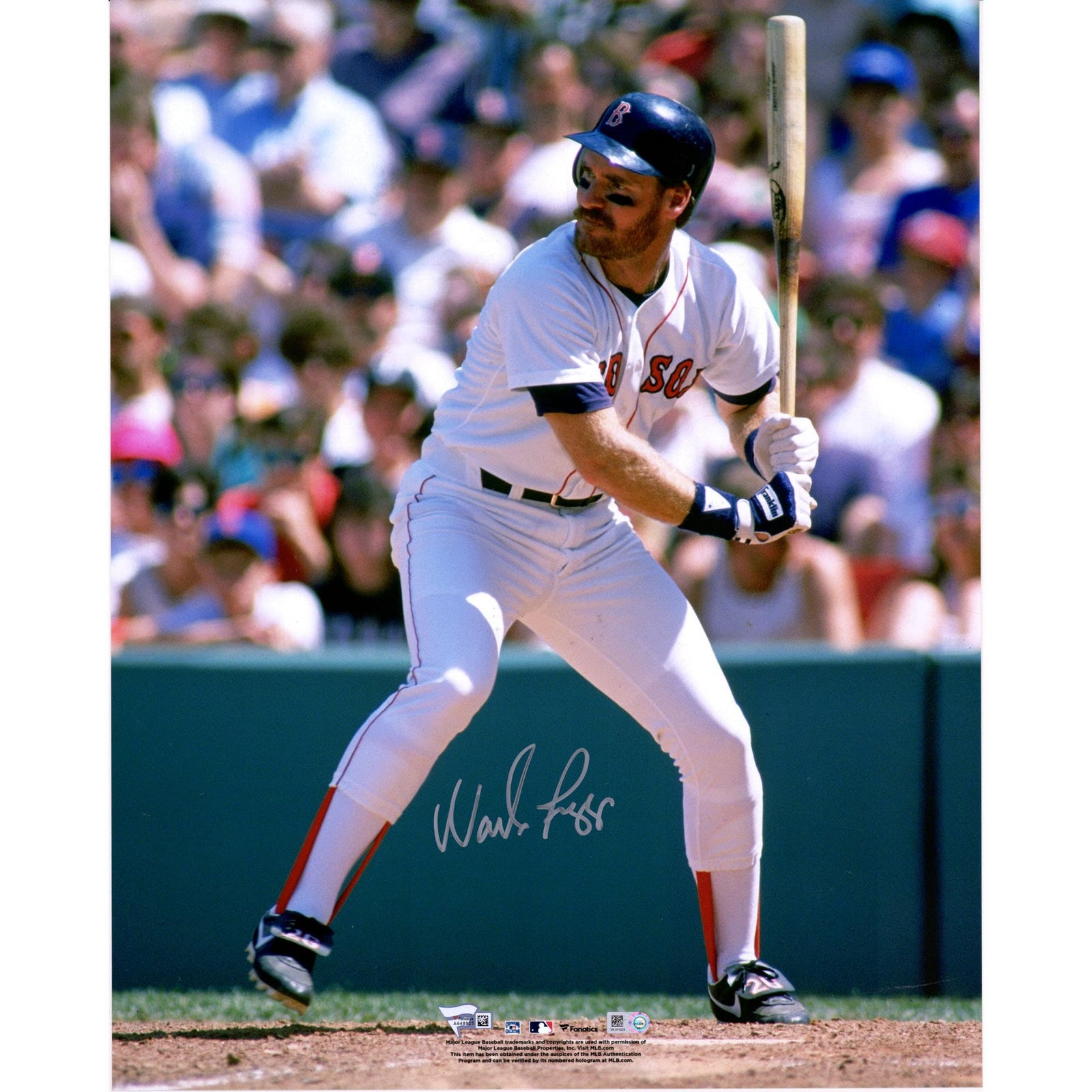 Wade Boggs Boston Red Sox Fanatics Authentic Autographed 16" x 20" Hitting Photograph - The Ballers Bank