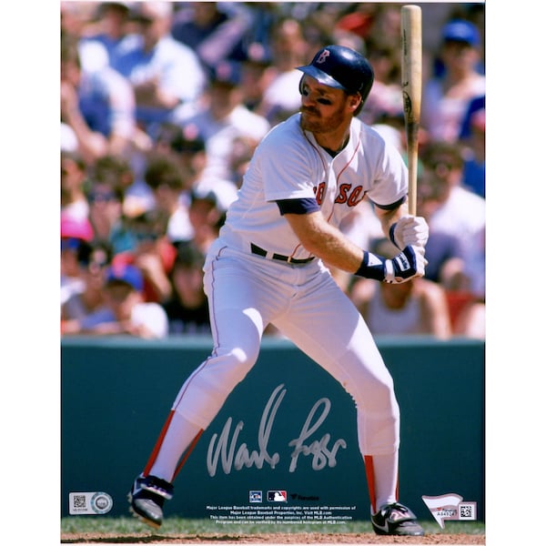 Wade Boggs Boston Red Sox Fanatics Authentic Autographed 8" x 10" Hitting Photograph - The Ballers Bank