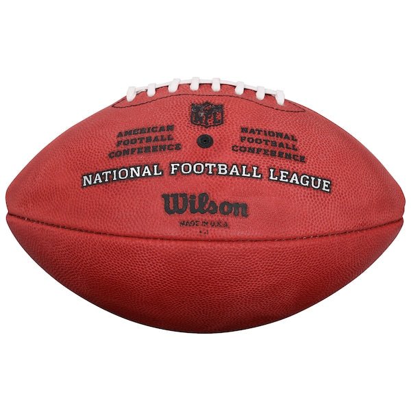 Warren Moon Houston Oilers Autographed Fanatics Authentic Wilson Duke Full Color Football with "HOF 06" Inscription - The Ballers Bank