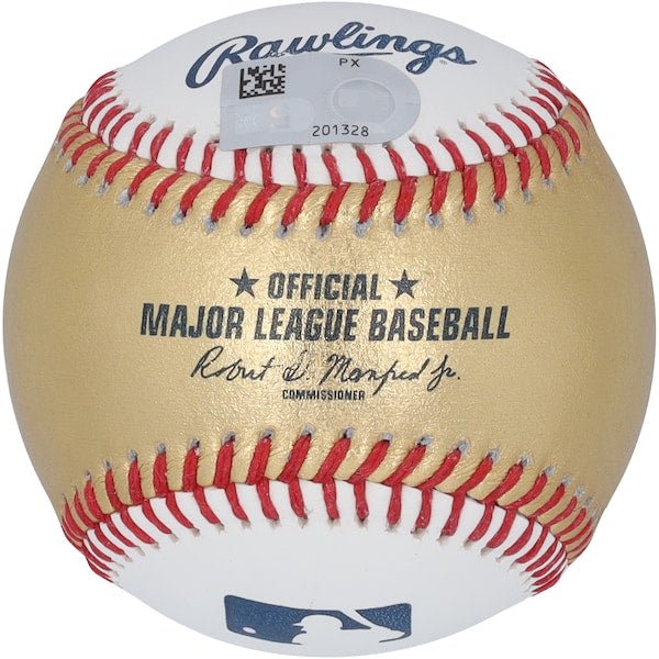 Willson Contreras Boston Red Sox Autographed Fanatics Authentic Gold/White Leather Baseball - The Ballers Bank