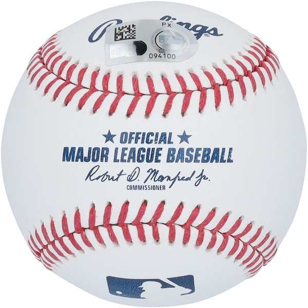 Wyatt Langford Texas Rangers Autographed Fanatics Authentic Baseball - The Ballers Bank