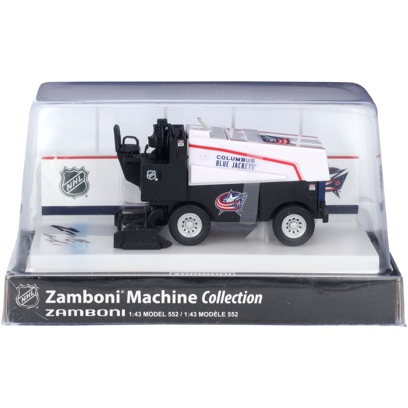 Zach Werenski Columbus Blue Jackets Autographed Fanatics Authentic 1:43 Scale Die - Cast Zamboni - The Ballers Bank