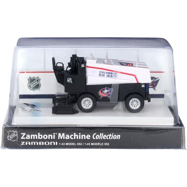 Zach Werenski Columbus Blue Jackets Autographed Fanatics Authentic 1:43 Scale Die - Cast Zamboni - The Ballers Bank