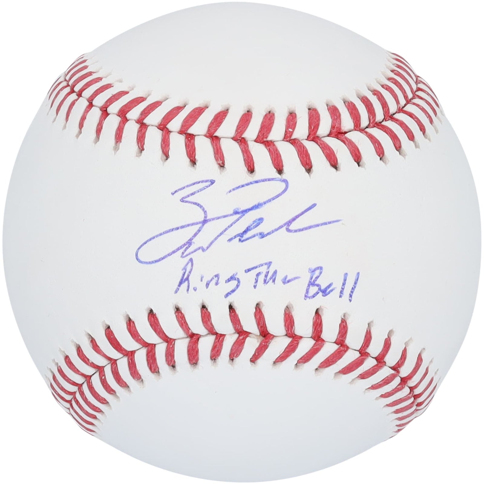 Zack Wheeler Philadelphia Phillies Autographed Fanatics Authentic Baseball with "Ring The Bell" Inscription - The Ballers Bank