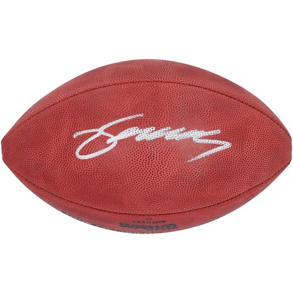 Zay Flowers Baltimore Ravens Autographed Fanatics Authentic Duke Full Color Football - The Ballers Bank