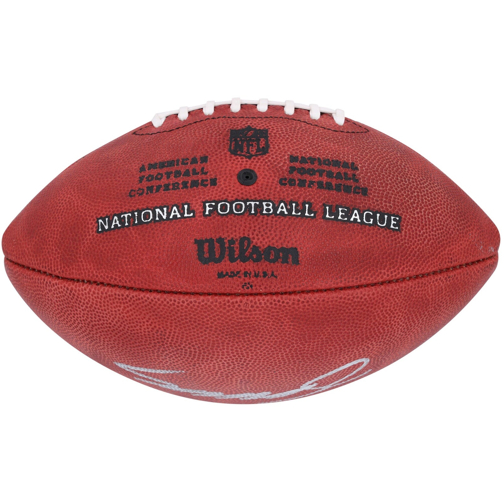 Zay Flowers Baltimore Ravens Autographed Fanatics Authentic Duke Full Color Football - The Ballers Bank