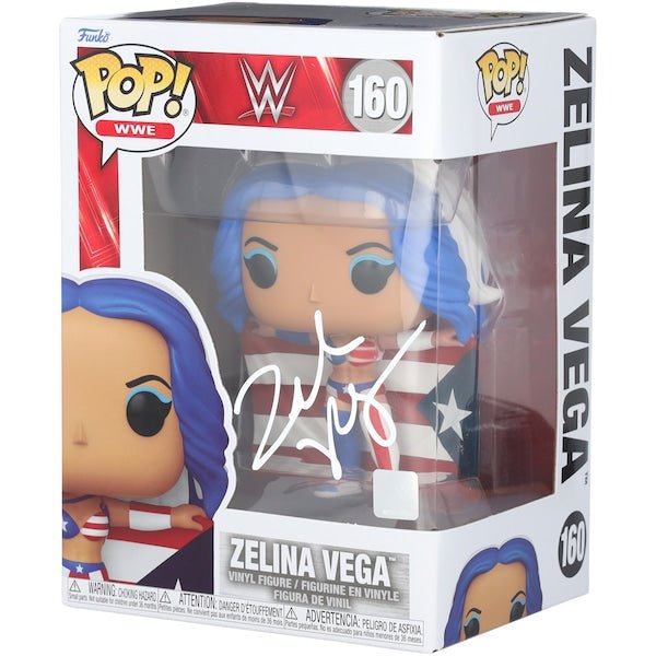 Zelina Vega WWE Autographed Fanatics Authentic 2023 Backlash 160 Funko Pop! Figurine - The Ballers Bank