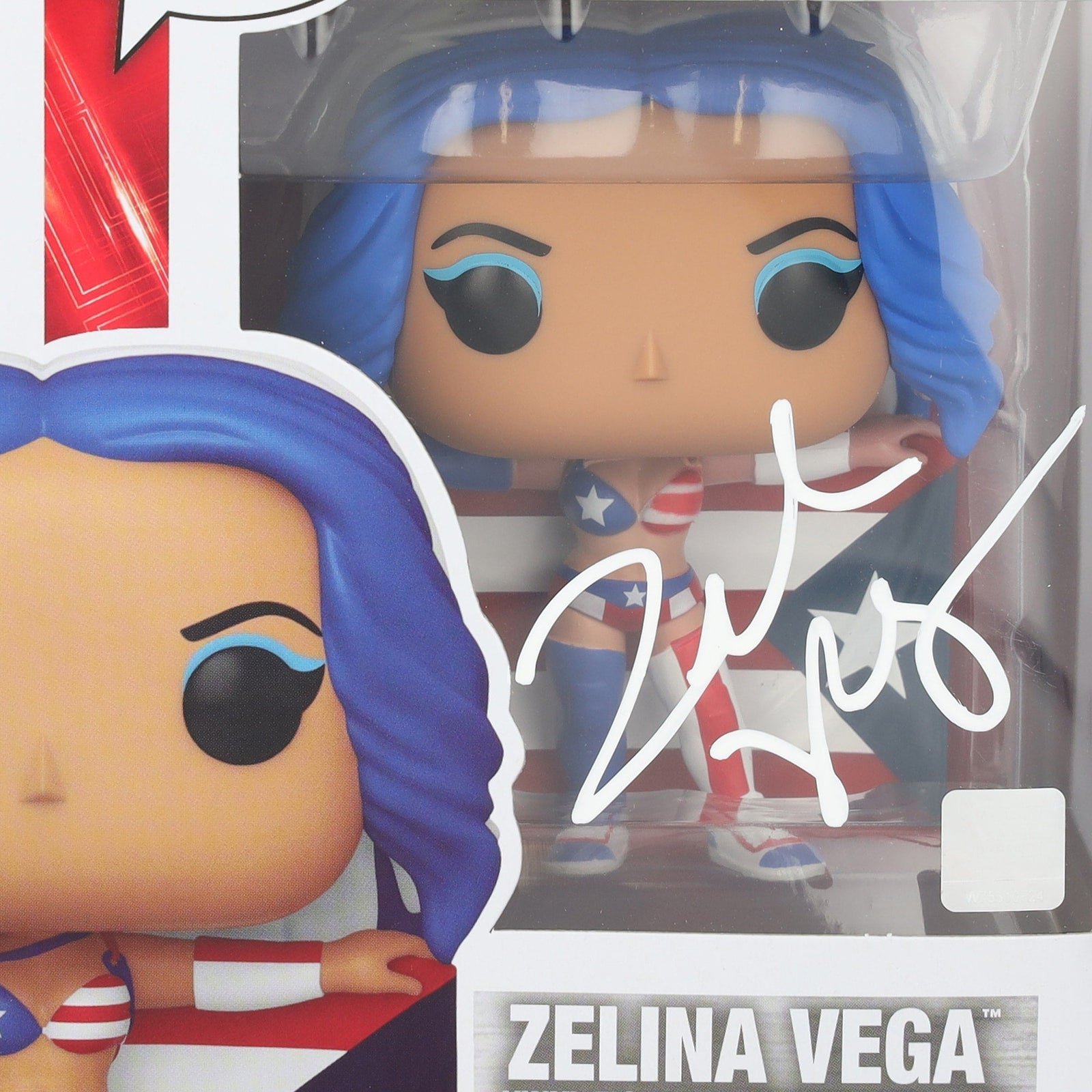 Zelina Vega WWE Autographed Fanatics Authentic 2023 Backlash 160 Funko Pop! Figurine - The Ballers Bank