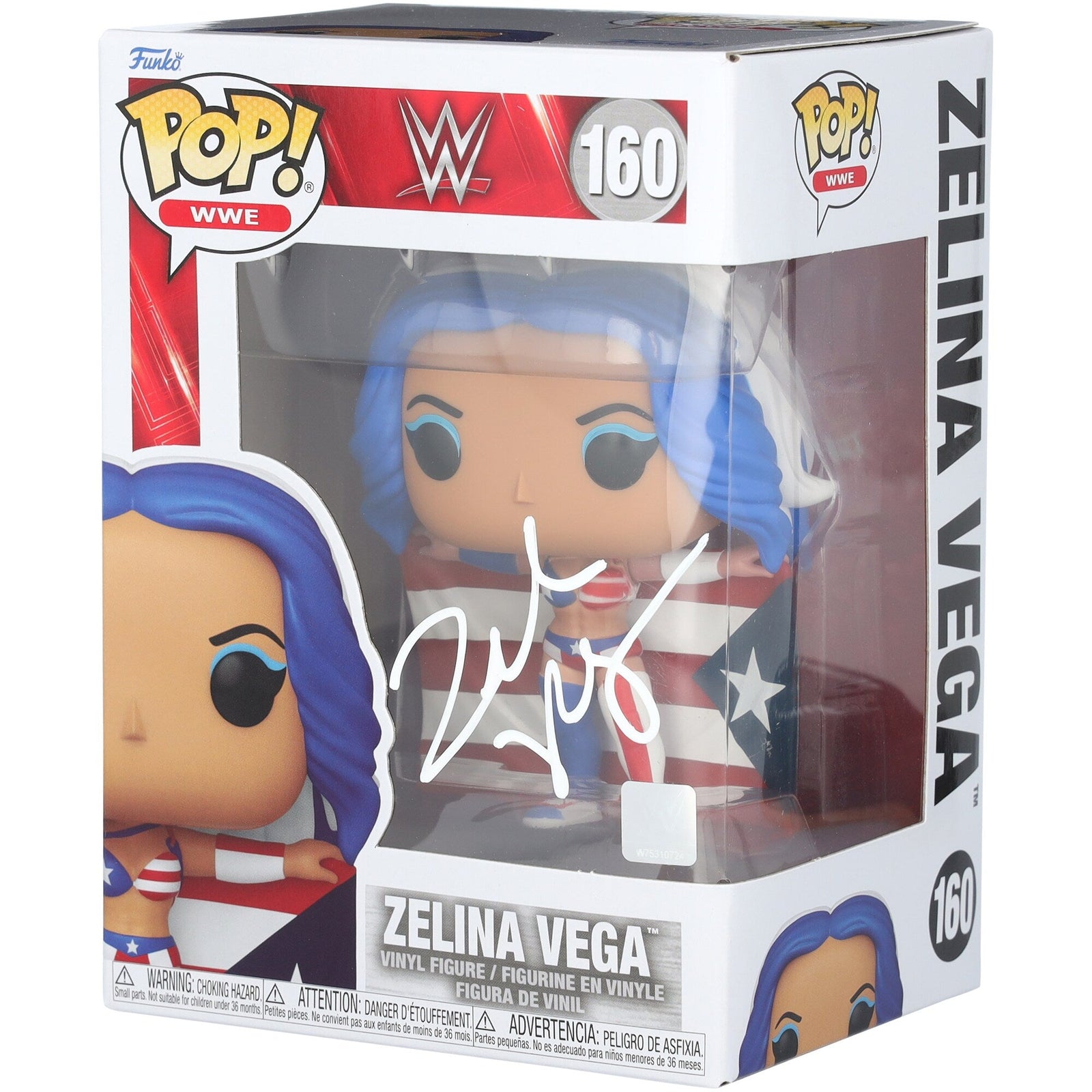 Zelina Vega WWE Autographed Fanatics Authentic 2023 Backlash 160 Funko Pop! Figurine - The Ballers Bank