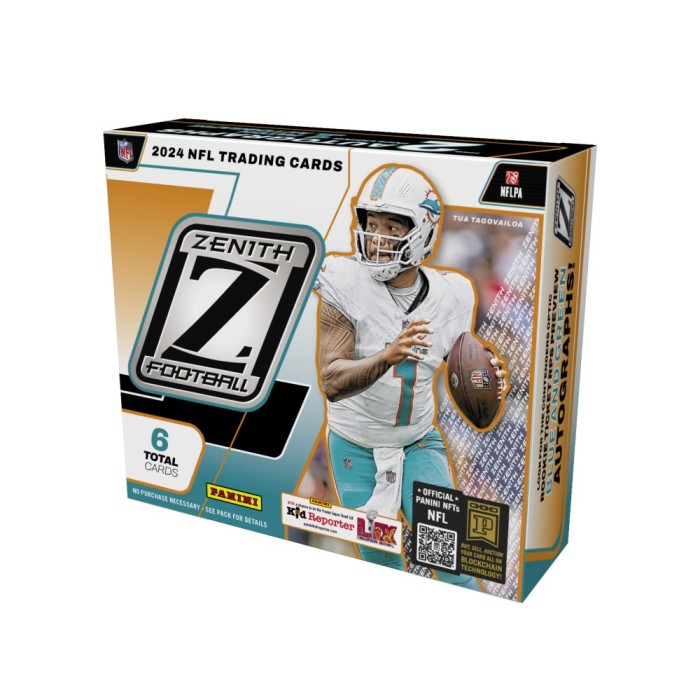 2024 Panini Zenith Football Hobby Trading Cards