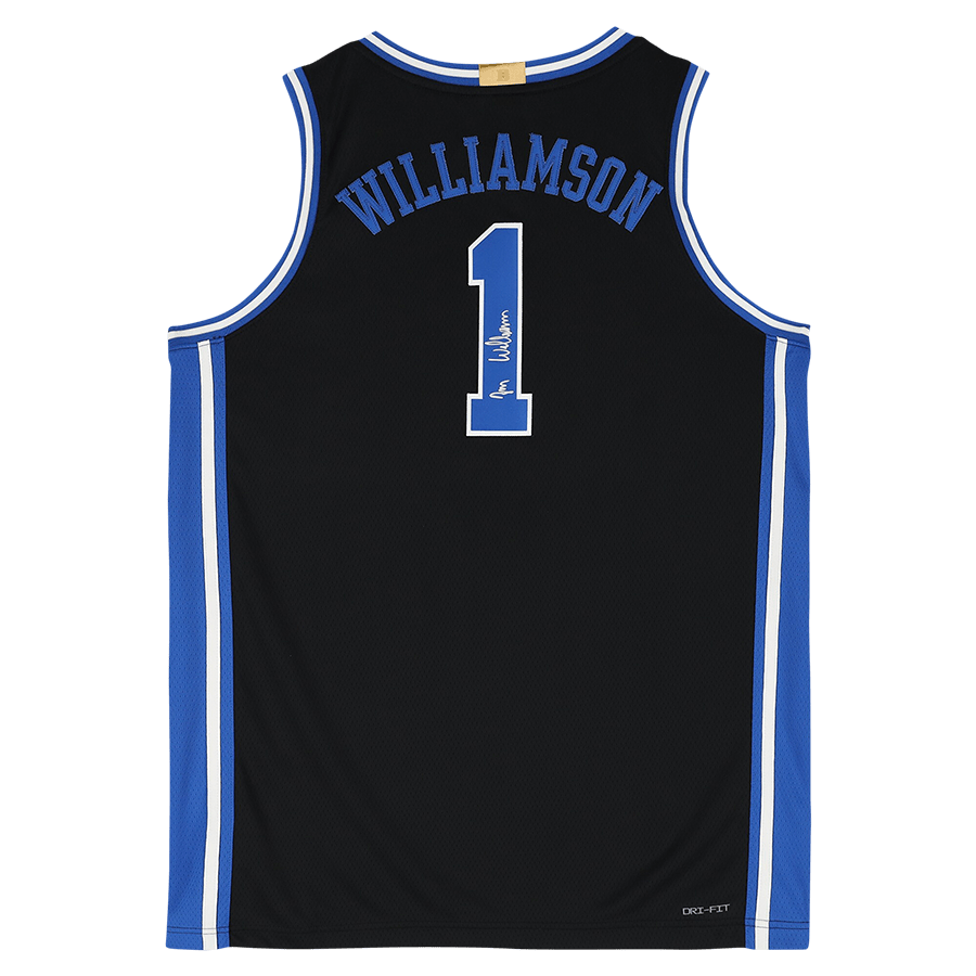 Zion Williamson Duke Blue Devils Autographed Fanatics Authentic Black Nike Alumni Player Limited Swingman Jersey - The Ballers Bank