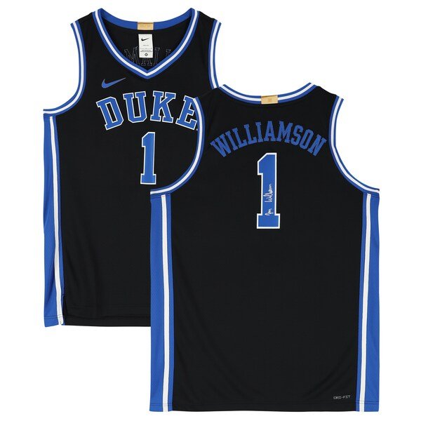 Zion Williamson Duke Blue Devils Autographed Fanatics Authentic Black Nike Alumni Player Limited Swingman Jersey - The Ballers Bank