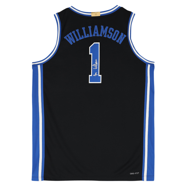 Zion Williamson Duke Blue Devils Autographed Fanatics Authentic Black Nike Alumni Player Limited Swingman Jersey - The Ballers Bank