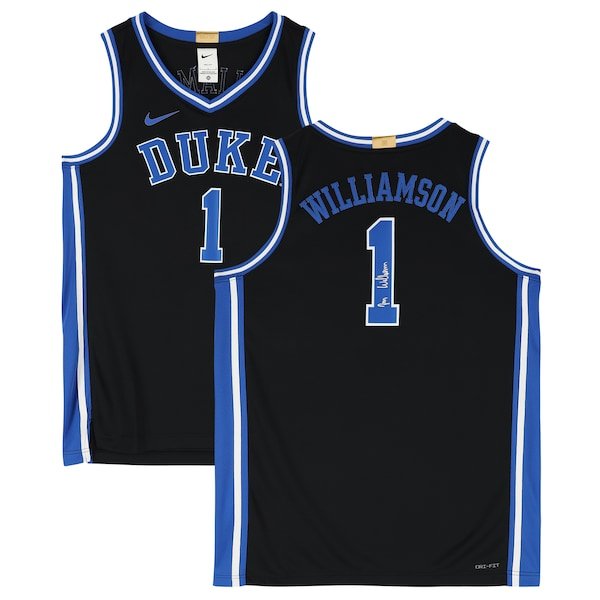 Zion Williamson Duke Blue Devils Autographed Fanatics Authentic Black Nike Alumni Player Limited Swingman Jersey - The Ballers Bank