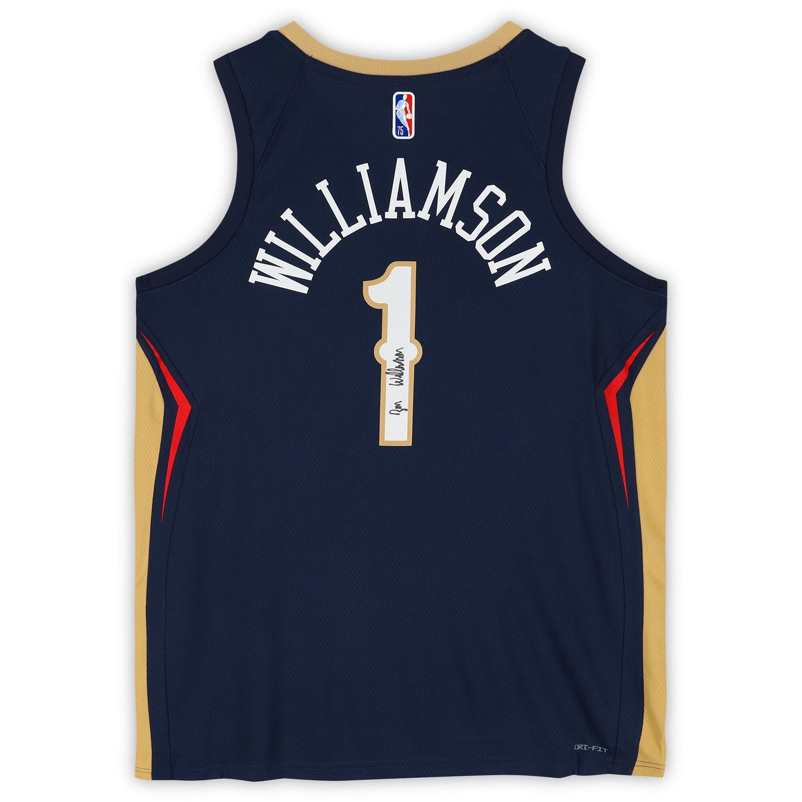 Zion Williamson New Orleans Pelicans Autographed Fanatics Authentic 2020 - 21 Nike Diamond Icon Edition Swingman Jersey - The Ballers Bank