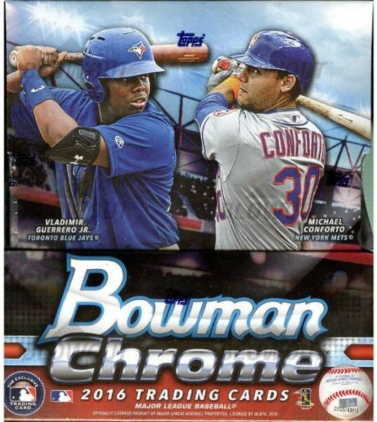 2016 Bowman Chrome Baseball Hobby Box - The Ballers Bank