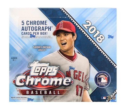 2018 Topps Chrome Baseball Jumbo HTA Box - The Ballers Bank