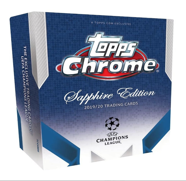 2019-20 Topps Chrome Sapphire UEFA Champions League Soccer Box - The Ballers Bank