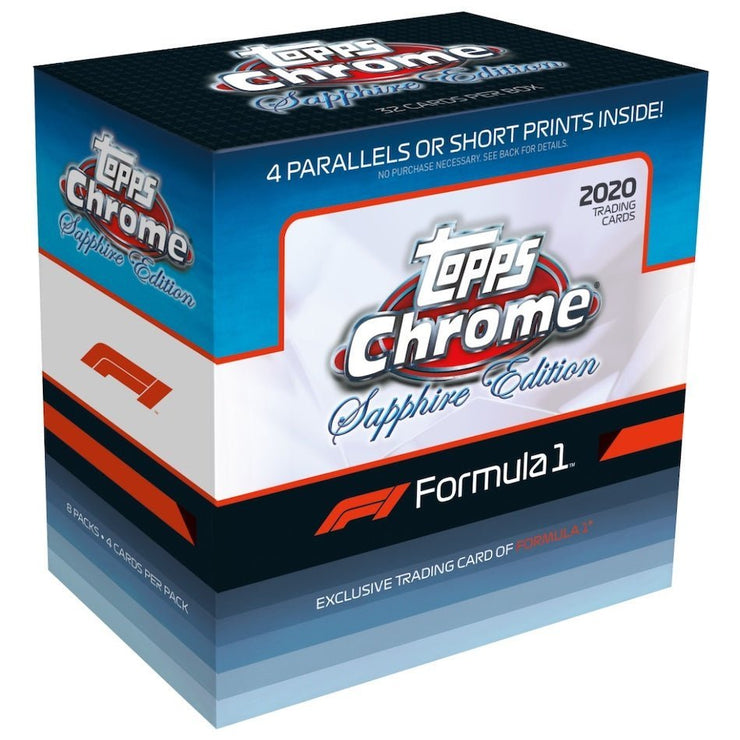 2020 Topps Chrome Sapphire F1 Formula 1 Box - The Ballers Bank