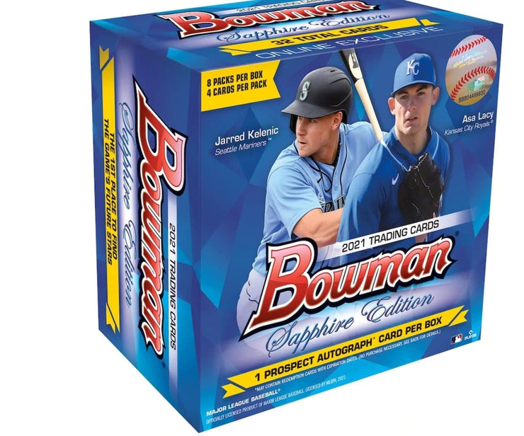 2021 Bowman Sapphire Baseball Hobby Box - The Ballers Bank