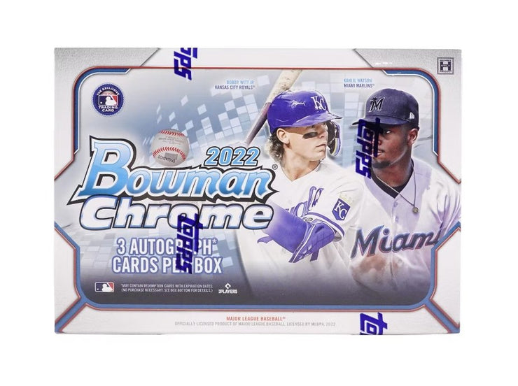 2022 Bowman Chrome Baseball HTA Choice Box - The Ballers Bank