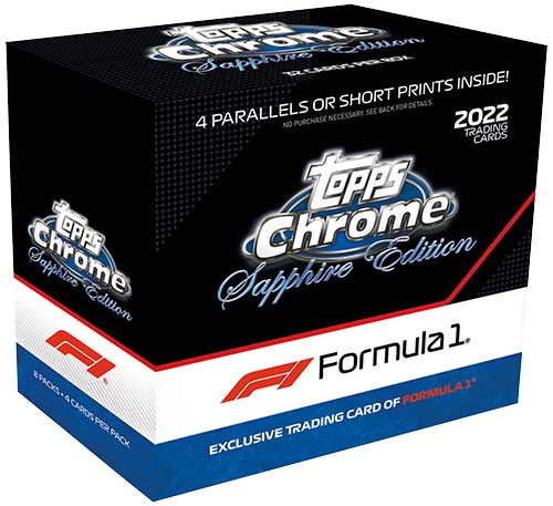 2022 Topps Chrome Sapphire F1 Formula 1 Hobby Box - The Ballers Bank