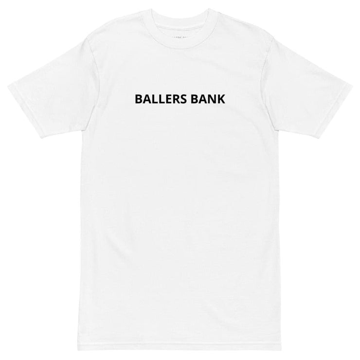 Ballers Bank T-shirt White - The Ballers Bank
