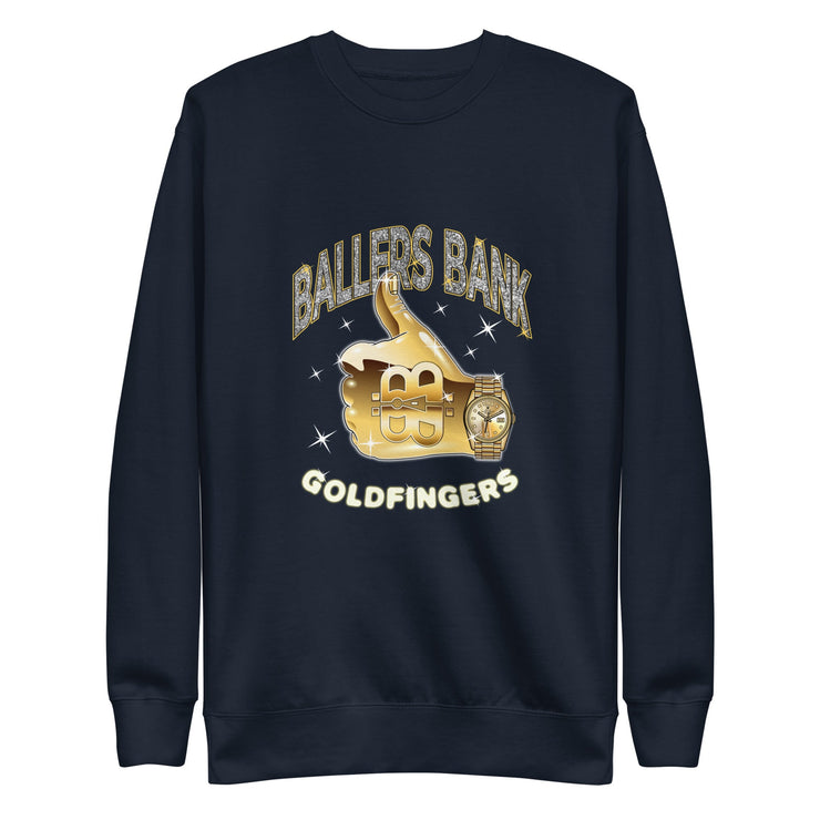 Gold Fingers Sweatshirt - The Ballers Bank