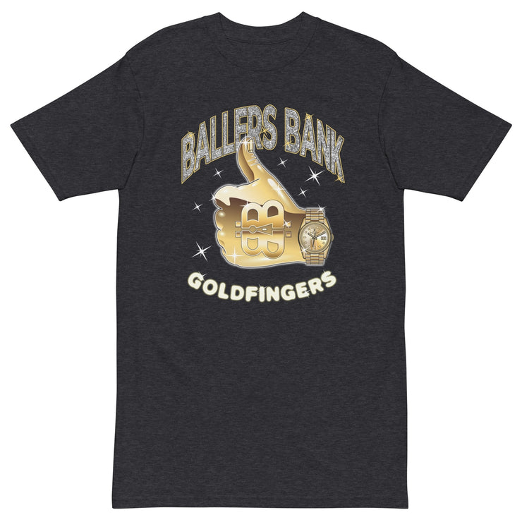 Gold Fingers T-shirt - The Ballers Bank