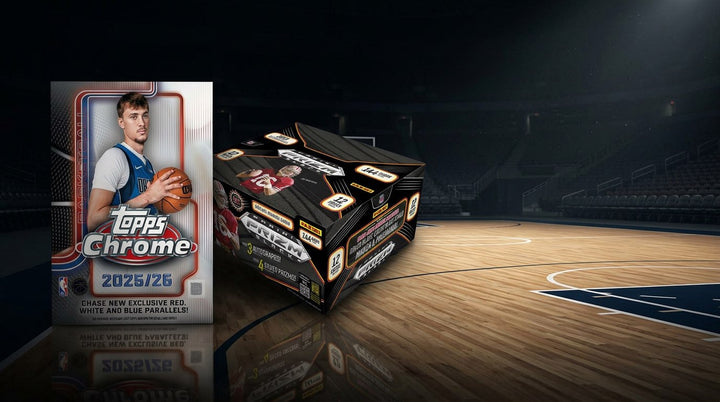 Sports card boxes featured in a live break